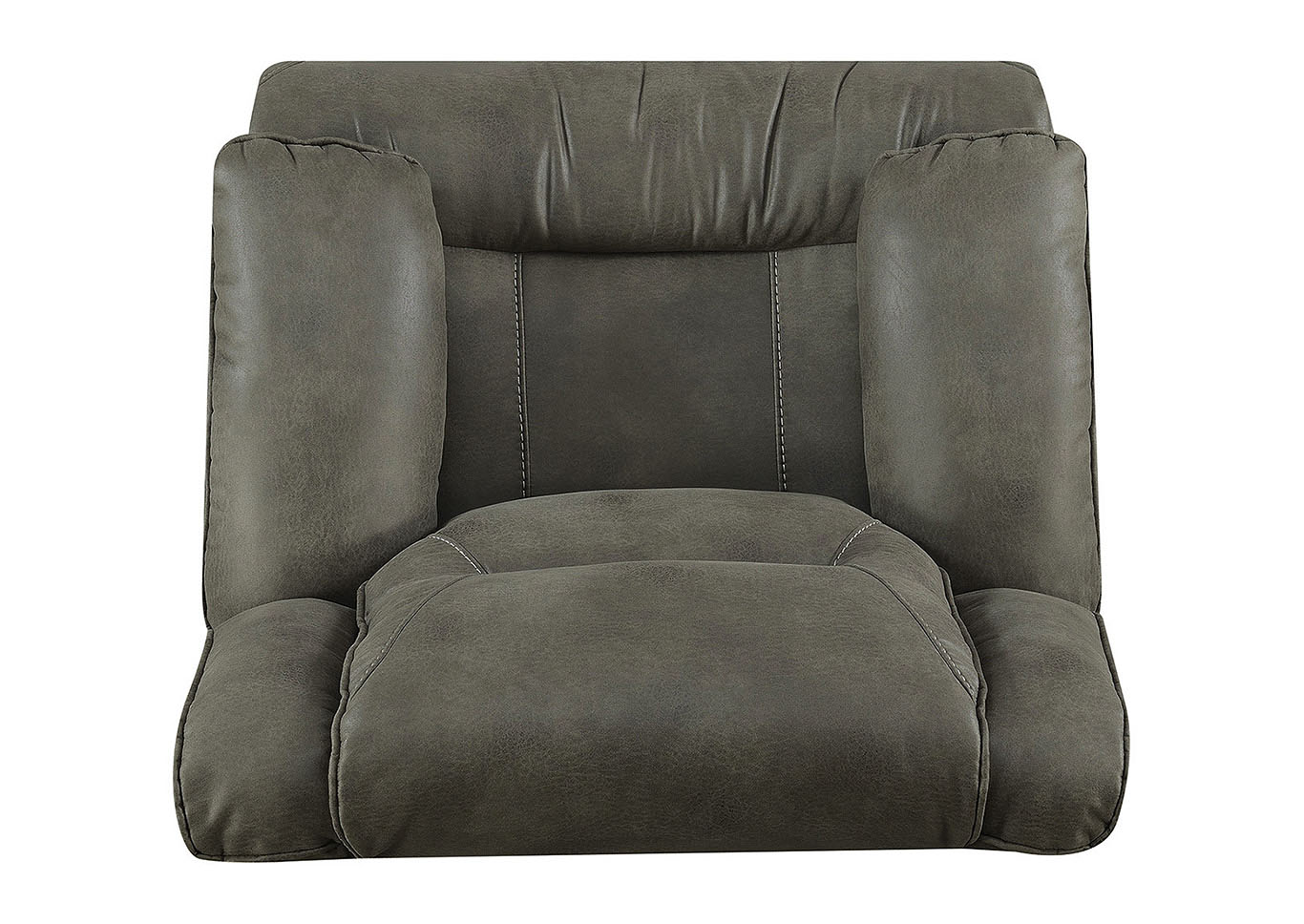 Hannah Gray Manual Motion Recliner,Taba Home Furnishings